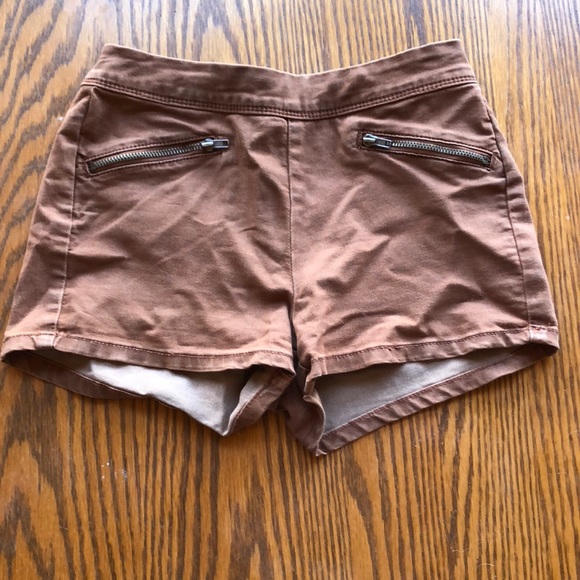 Rust Orange Bullhead High Rise Short - Picture 2 of 4